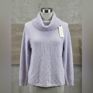 NEW Rachel Zoe Light Purple Cowl Neck Sweater